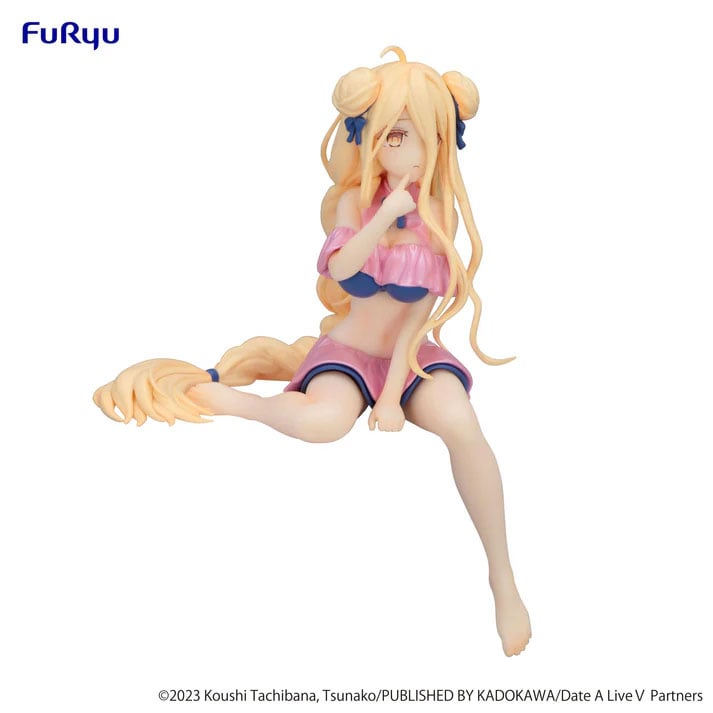 Date A Live V Mukuro Hoshimiya (Swimsuit Pastel Pink Color Ver.) Noodle Stopper Figure Gallery Image 9