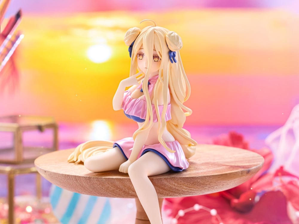 Date A Live V Mukuro Hoshimiya (Swimsuit Pastel Pink Color Ver.) Noodle Stopper Figure Gallery Image 1