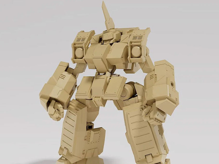 Titanomachia Moderoid SIDE:CC Graf Faust (Sand Yellow Ver.) Model Kit Gallery Image 1