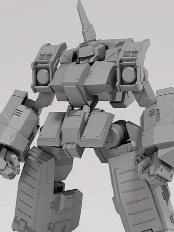 Titanomachia Moderoid SIDE:CC Graf Faust (Gray Primer-Like Ver.) Model Kit Gallery Image 2