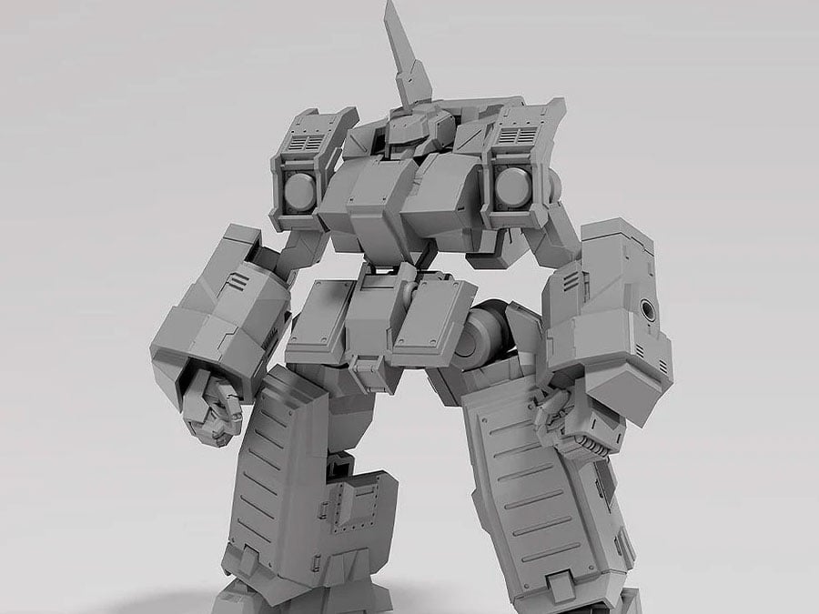Titanomachia Moderoid SIDE:CC Graf Faust (Gray Primer-Like Ver.) Model Kit Gallery Image 1