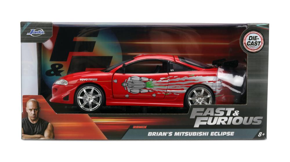 Fast & Furious Brian's Mitsubishi Eclipse (RX-7 Graphics) 1/24