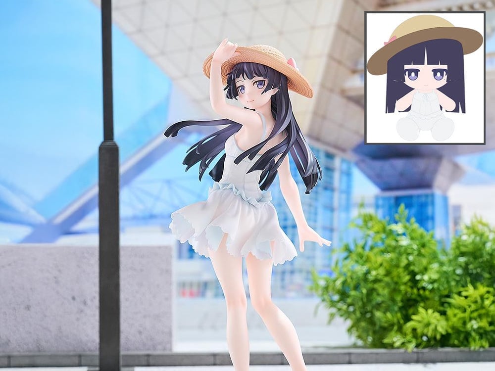 Oreimo Kuroneko "Ruri Goko" (Shironeko Ver.) 1/6 Scale Figure & Plushie Set Gallery Image 1