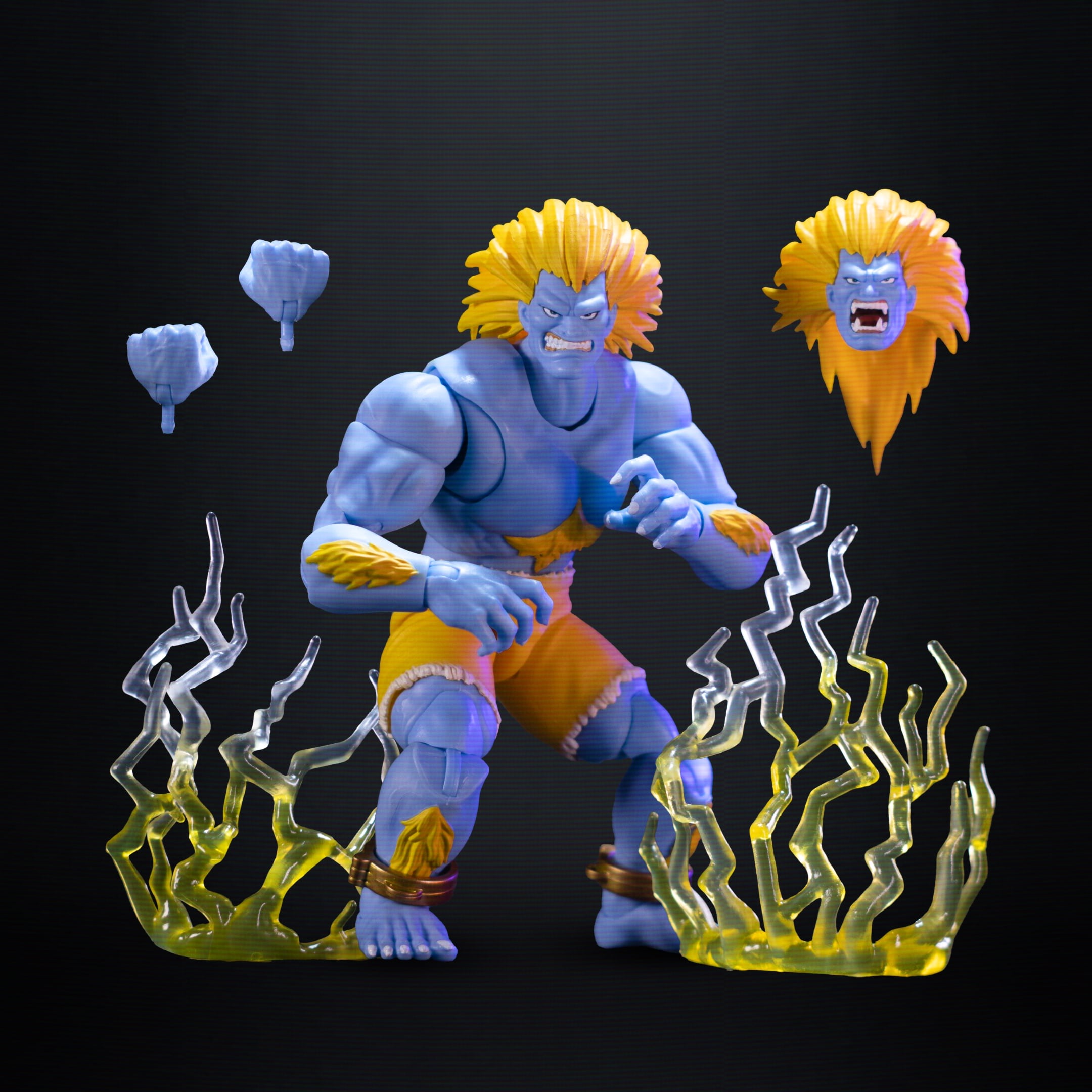 Ultra Street Fighter II: The Final Challengers Blanka (Player 2 Ver.) 1/12 Scale BBTS Exclusive Action Figure Gallery Image 9