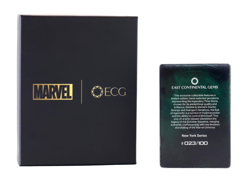 Marvel New York Series Eye of Agamotto Gem Card Gallery Image 5