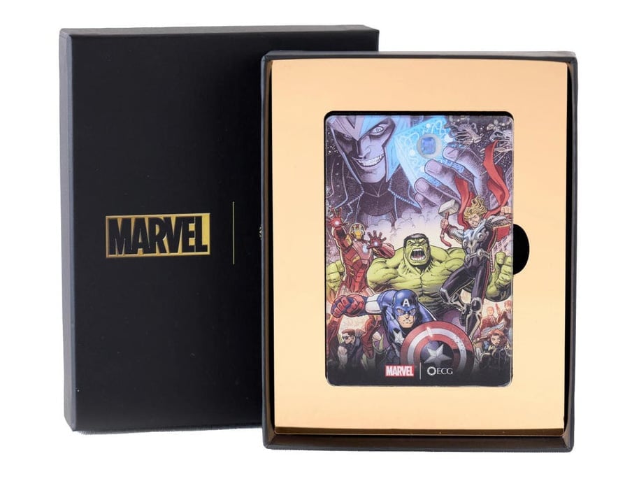Marvel Cover Series Tesseract Space Stone Gem Card Gallery Image 8