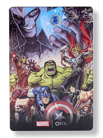 Marvel Cover Series Tesseract Space Stone Gem Card Gallery Image 2