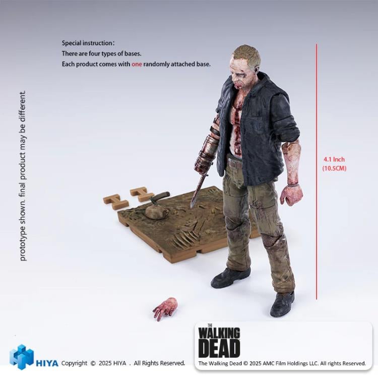 The Walking Dead Exquisite Mini Merle Dixon (Walker Ver.) 1/18 Scale Action Figure Gallery Image 9