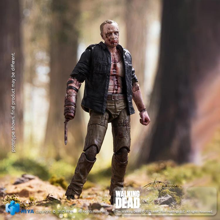 The Walking Dead Exquisite Mini Merle Dixon (Walker Ver.) 1/18 Scale Action Figure Gallery Image 4