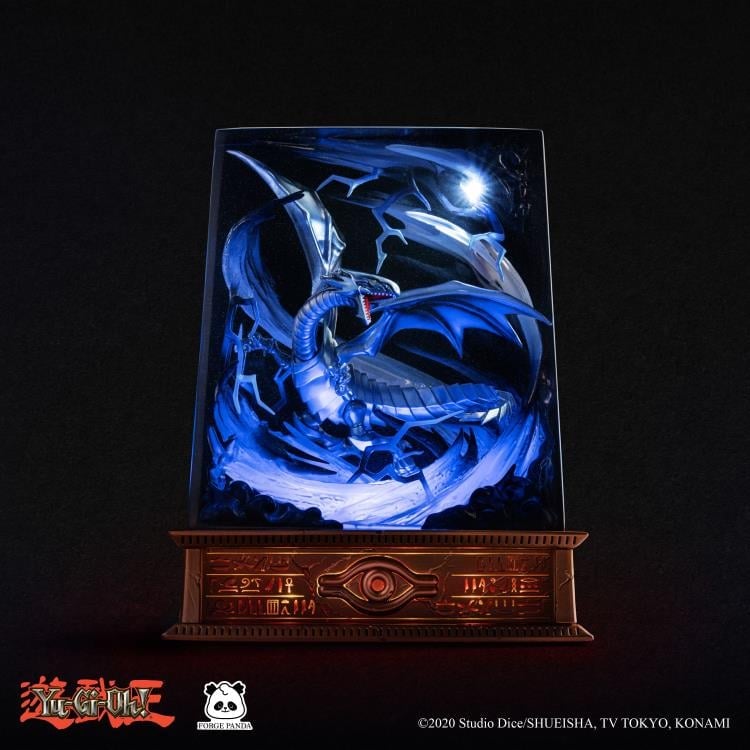 Yu-Gi-Oh! Duel Monsters Blue-Eyes White Dragon Diorama LED Lamp Gallery Image 4