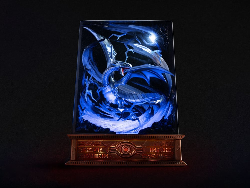 Yu-Gi-Oh! Duel Monsters Blue-Eyes White Dragon Diorama LED Lamp Gallery Image 1