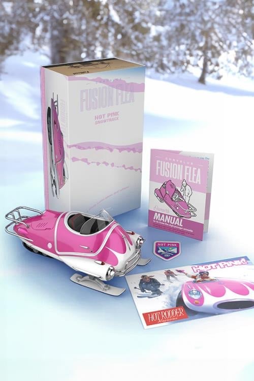 Fallout Hot Pink Snowtrack Fusion Flea 1/18 Scale Limited Edition