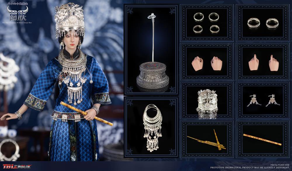 The Miao of China's 56 Ethnic Groups (Blue Ver.) 1/6 Scale Figure Gallery Image 14