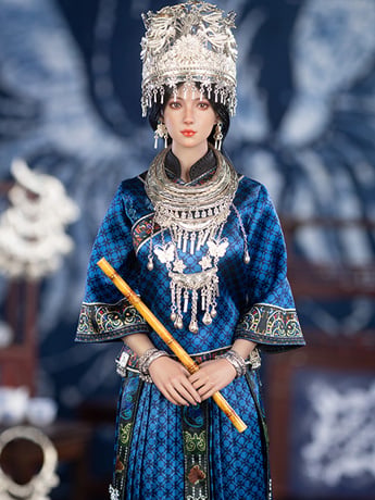 The Miao of China's 56 Ethnic Groups (Blue Ver.) 1/6 Scale Figure Gallery Image 2