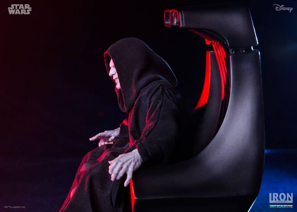 Star Wars Emperor Palpatine (Return of the Jedi) 1/10 Art Scale Statue Gallery Image 6