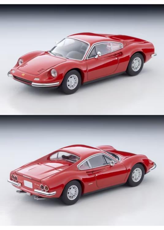 Tomica Limited Vintage 1971 Dino 246 GT (Red) 1/64 Scale Model