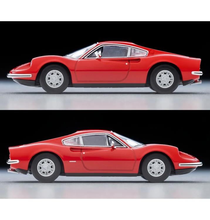 Tomica Limited Vintage 1971 Dino 246 GT (Red) 1/64 Scale Model