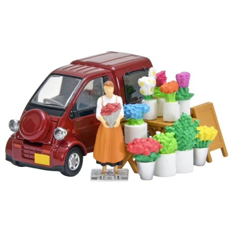 hideandseek carservice カーサビ フィギュア 新品未使用 Tomica Diocolle 64 Carsnap 17b Flower Shop Set