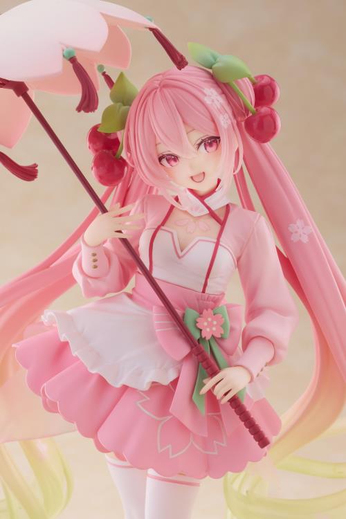 Vocaloid AMP+ Sakura Miku (Sakura Dress Ver.) Figure Gallery Image 13