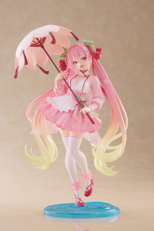 Vocaloid AMP+ Sakura Miku (Sakura Dress Ver.) Figure Gallery Image 6