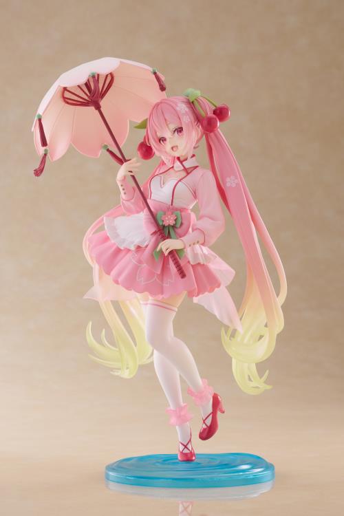 Vocaloid AMP+ Sakura Miku (Sakura Dress Ver.) Figure Gallery Image 8