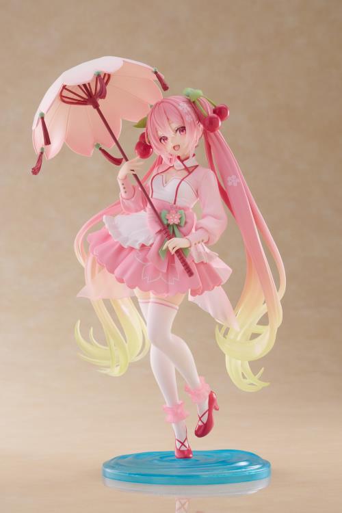 Vocaloid AMP+ Sakura Miku (Sakura Dress Ver.) Figure Gallery Image 7