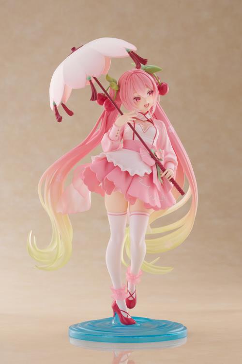 Vocaloid AMP+ Sakura Miku (Sakura Dress Ver.) Figure Gallery Image 10