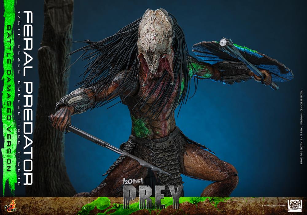 Prey TMS173 Feral Predator (Battle Damaged Ver.) 1/6th Scale Collectible Figure Gallery Image 12