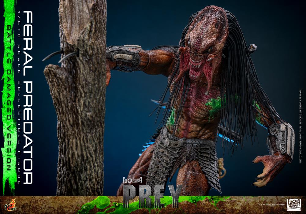Prey TMS173 Feral Predator (Battle Damaged Ver.) 1/6th Scale Collectible Figure Gallery Image 15