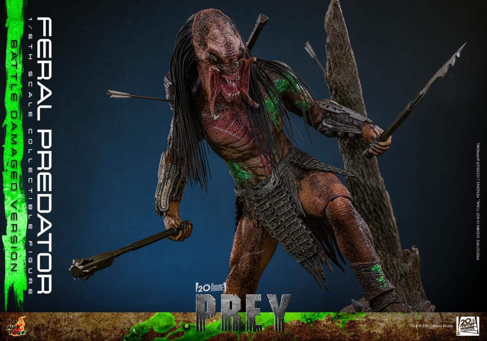 Prey TMS173 Feral Predator (Battle Damaged Ver.) 1/6th Scale Collectible Figure Gallery Image 14