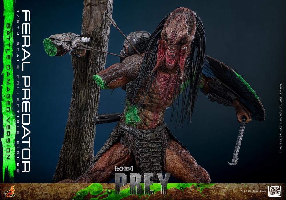 Prey TMS173 Feral Predator (Battle Damaged Ver.) 1/6th Scale Collectible Figure Gallery Image 13