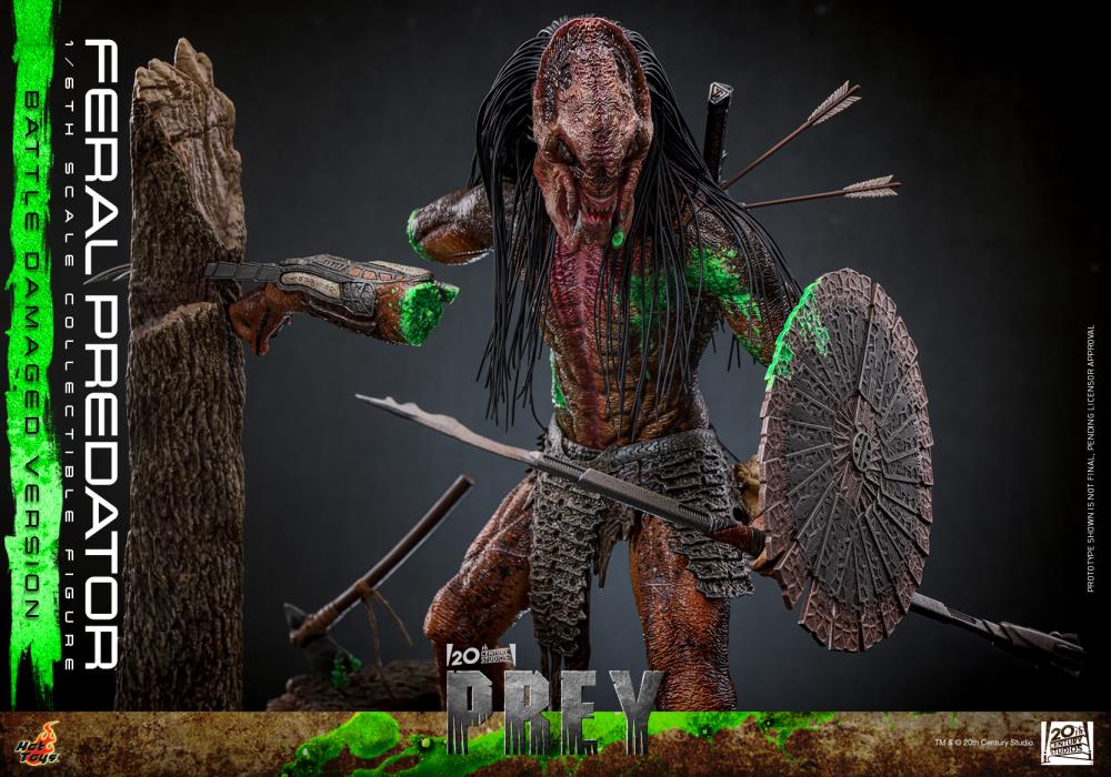 Prey TMS173 Feral Predator (Battle Damaged Ver.) 1/6th Scale Collectible Figure Gallery Image 17