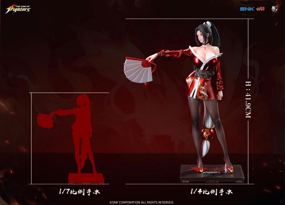 The King of Fighters Mai Shiranui (Anniversary Edition) 1/4 Scale Figure (With Bonus) Gallery Image 15