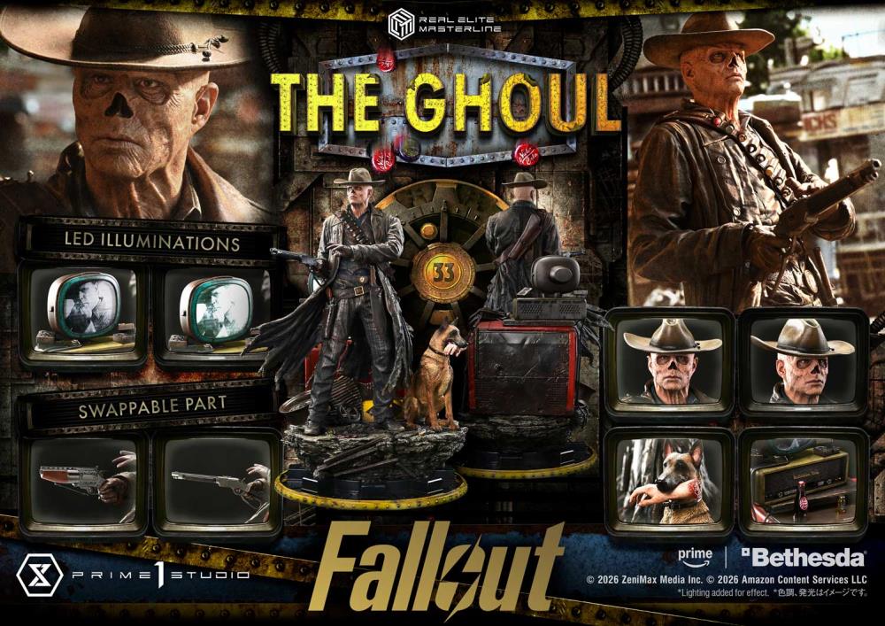 Fallout Real Elite Masterline The Ghoul 1/4 Scale Statue Gallery Image 9
