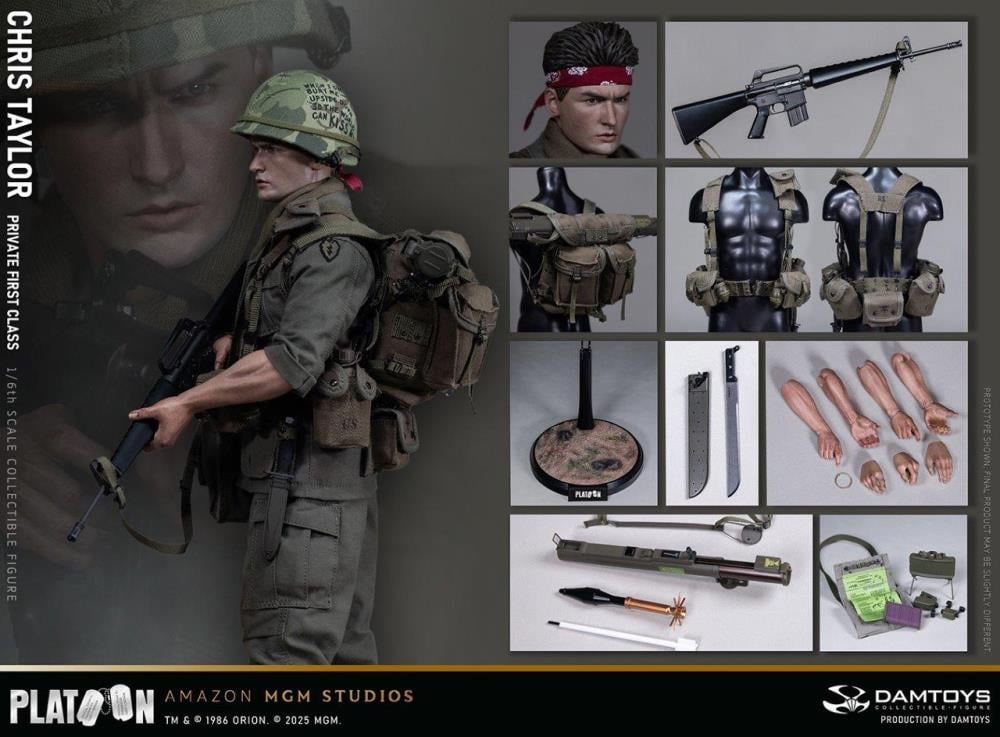 Platoon Chris Taylor 1/6 Scale Action Figure Gallery Image 26