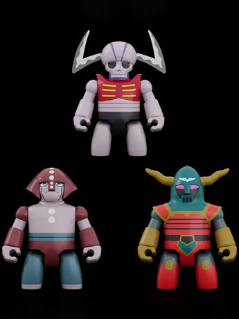 Mazinger Z Brickroid Mechanical Beasts 1 Figure Set Gallery Image 2