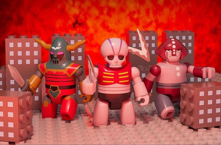Mazinger Z Brickroid Mechanical Beasts 1 Figure Set Gallery Image 11