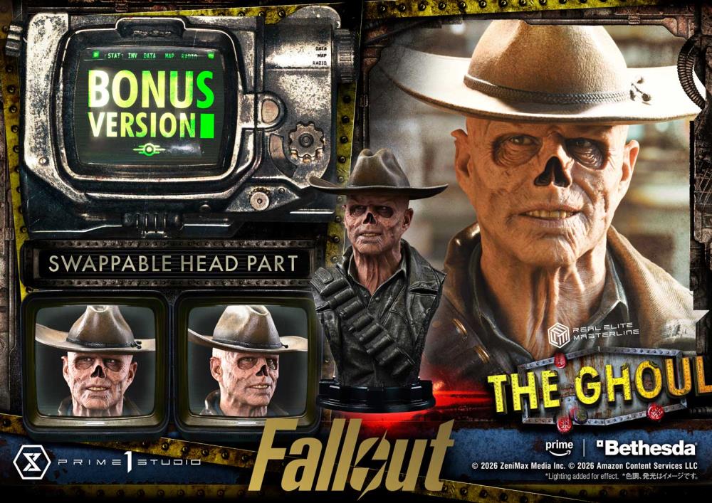 Fallout Real Elite Masterline The Ghoul (Deluxe Bonus Ver.) 1/4 Scale Statue Gallery Image 5