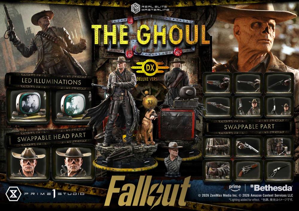 Fallout Real Elite Masterline The Ghoul (Deluxe Bonus Ver.) 1/4 Scale Statue Gallery Image 20