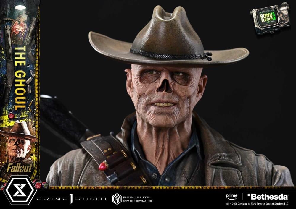 Fallout Real Elite Masterline The Ghoul (Deluxe Bonus Ver.) 1/4 Scale Statue Gallery Image 6