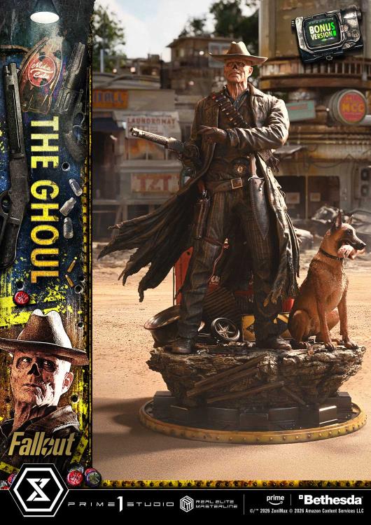 Fallout Real Elite Masterline The Ghoul (Deluxe Bonus Ver.) 1/4 Scale Statue Gallery Image 3