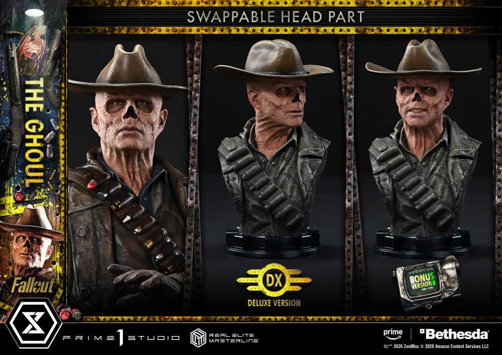 Fallout Real Elite Masterline The Ghoul (Deluxe Bonus Ver.) 1/4 Scale Statue Gallery Image 7