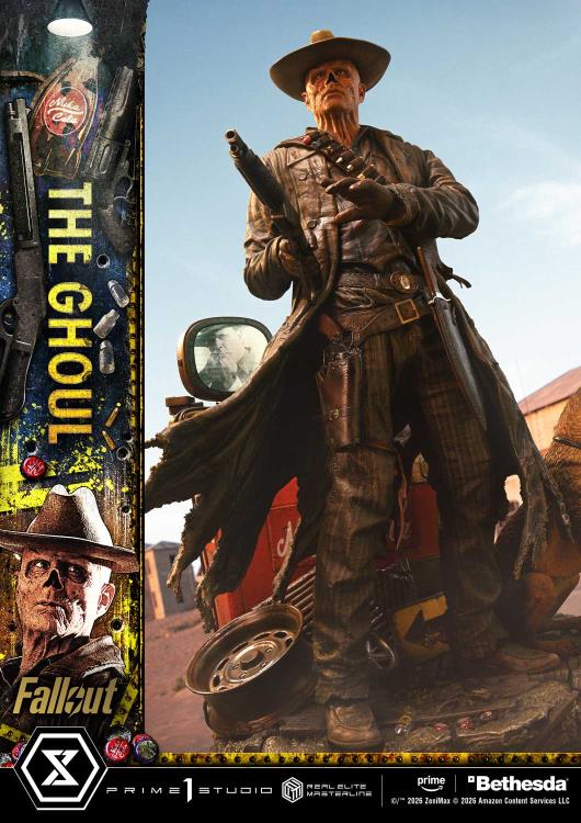 Fallout Real Elite Masterline The Ghoul (Deluxe Bonus Ver.) 1/4 Scale Statue Gallery Image 17