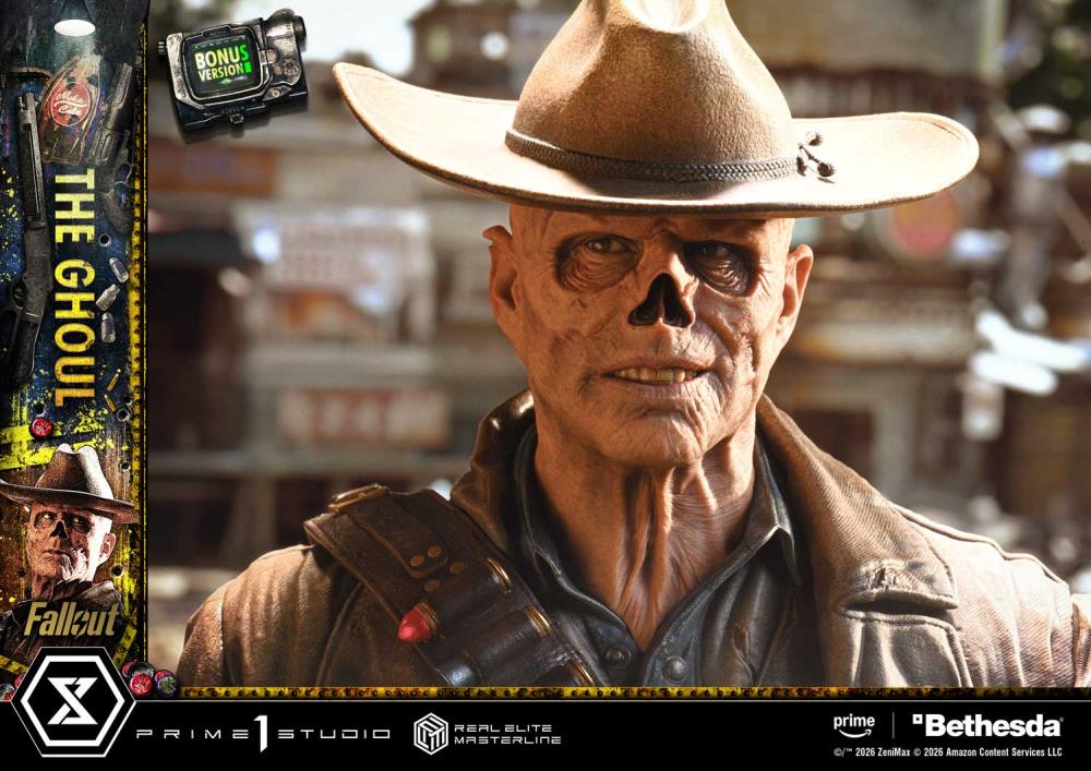 Fallout Real Elite Masterline The Ghoul (Deluxe Bonus Ver.) 1/4 Scale Statue Gallery Image 4