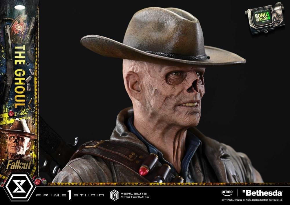 Fallout Real Elite Masterline The Ghoul (Deluxe Bonus Ver.) 1/4 Scale Statue Gallery Image 52