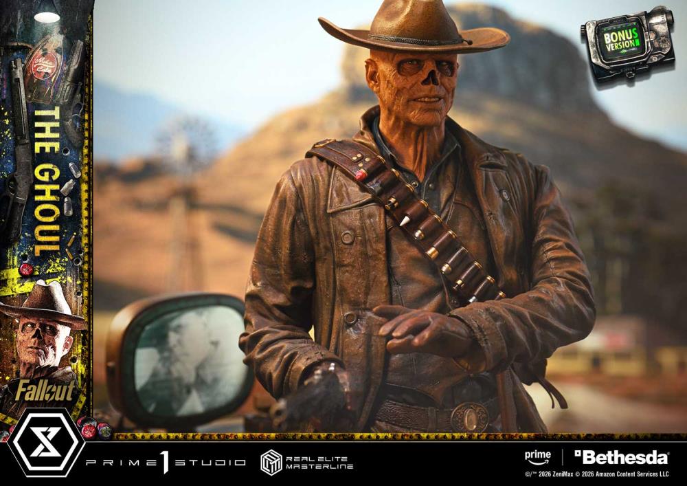 Fallout Real Elite Masterline The Ghoul (Deluxe Bonus Ver.) 1/4 Scale Statue Gallery Image 48