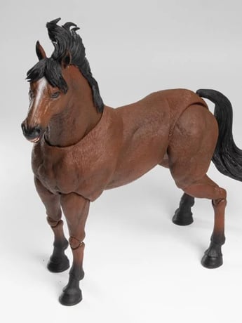 Nottaa Brown Horse (Elegant Ver.) 1/12 Scale Figure (With Bonus) Gallery Image 2