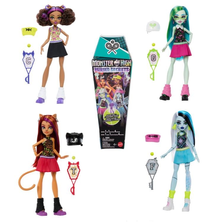 Monster High Buried Secrets Courtside Fang-Out Random Mystery Doll Gallery Image 36
