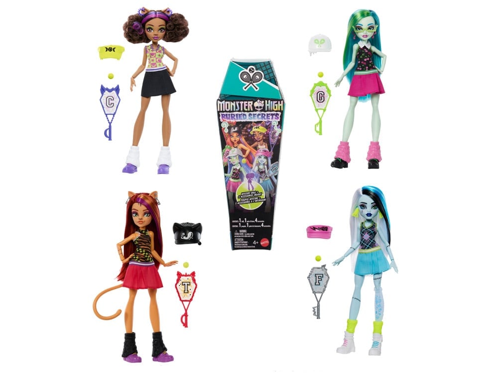 Monster High Buried Secrets Courtside Fang-Out Random Mystery Doll Gallery Image 1