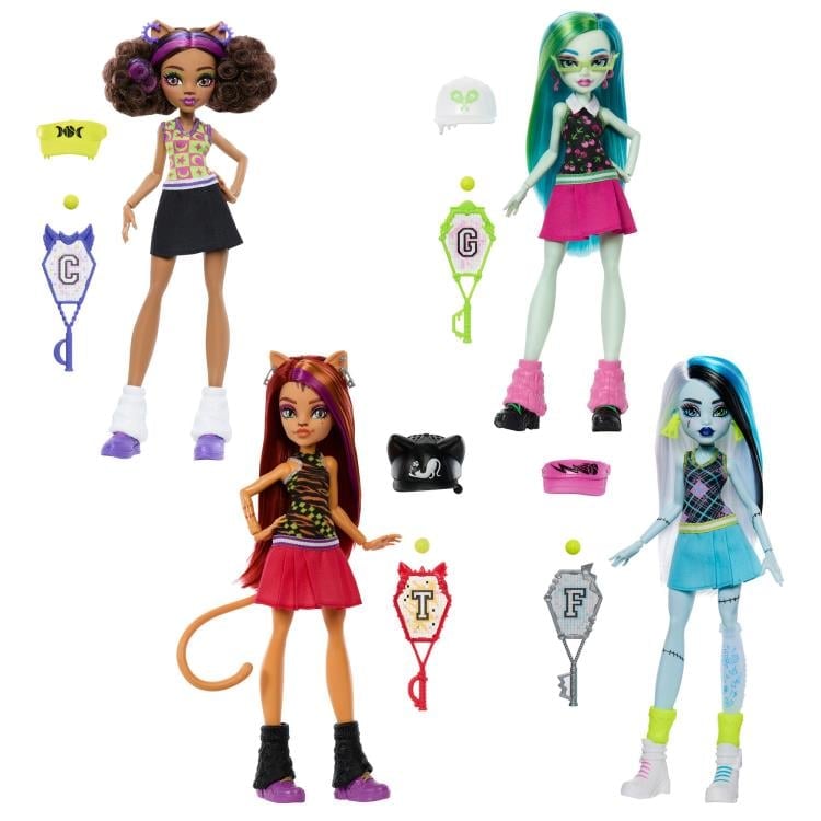 Monster High Buried Secrets Courtside Fang-Out Random Mystery Doll Gallery Image 35